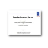 Supplier Services Survey Report